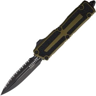Microtech Automatic Pocket Knife Scarab II OTF Gen III Fully Serrated - MCT12803OD